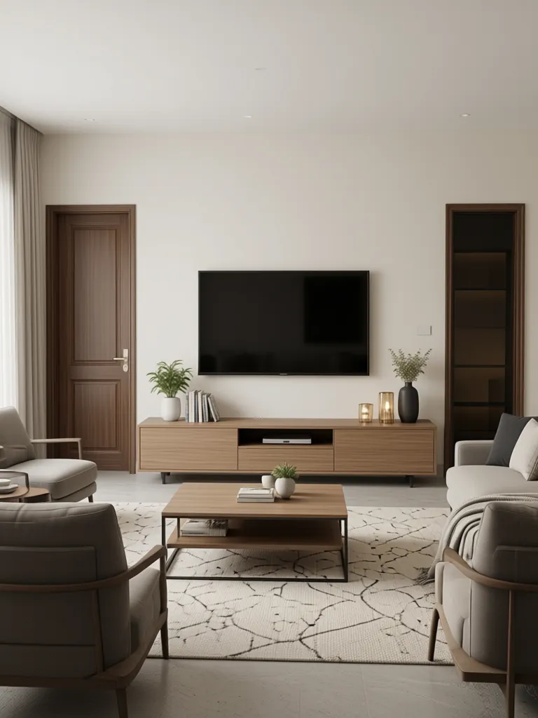 TV unit after user design